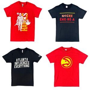 Lot of (4) T Shirts Men S Vintage Atlanta Hawks Basketball Team Star Wars